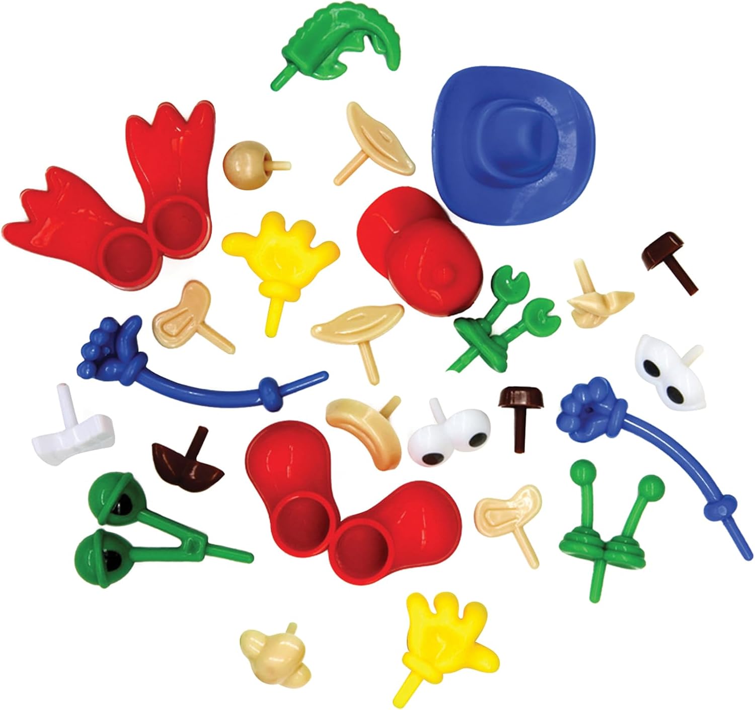 Modeling Dough and Clay Body Parts, Assorted