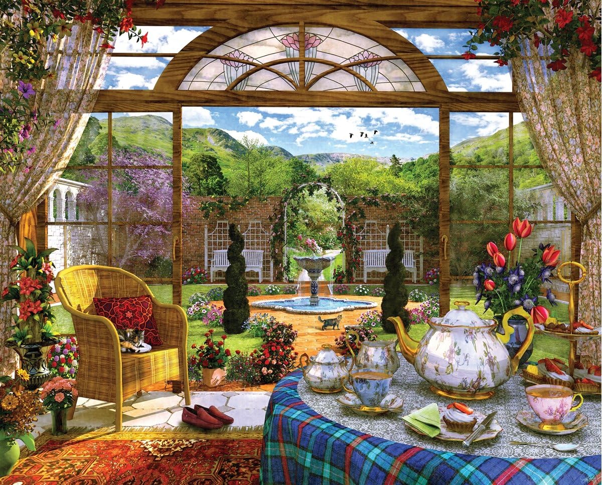 1000 Piece Jigsaw Puzzle The Conservatory, Multi